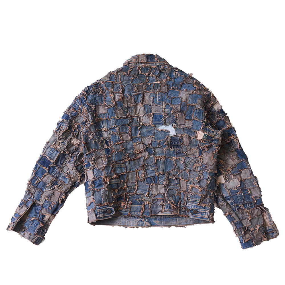 INNOCENCE SQUARE PATCHWORK DENIM JACKET – INNOCENCE NYC