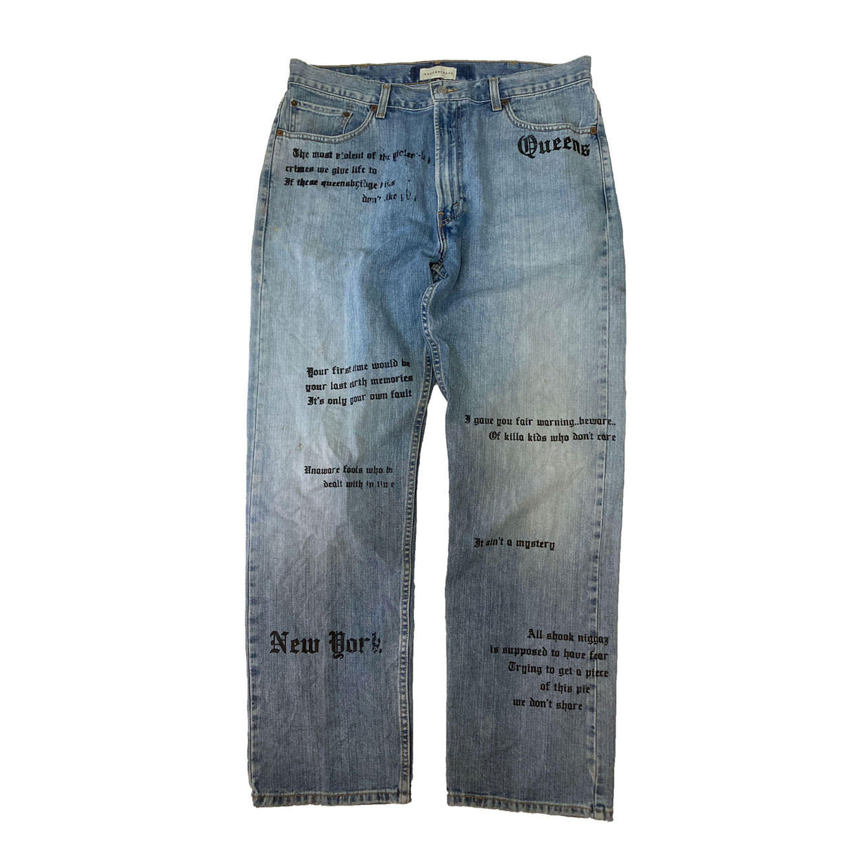 INNOCENCE NY QUEENS PRINT DENIM デニムパンツ INNOCENCE QUEENS PRINT DENIM – INNOCENCE NYC