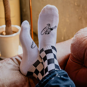 AW25 Checker Flag Socks