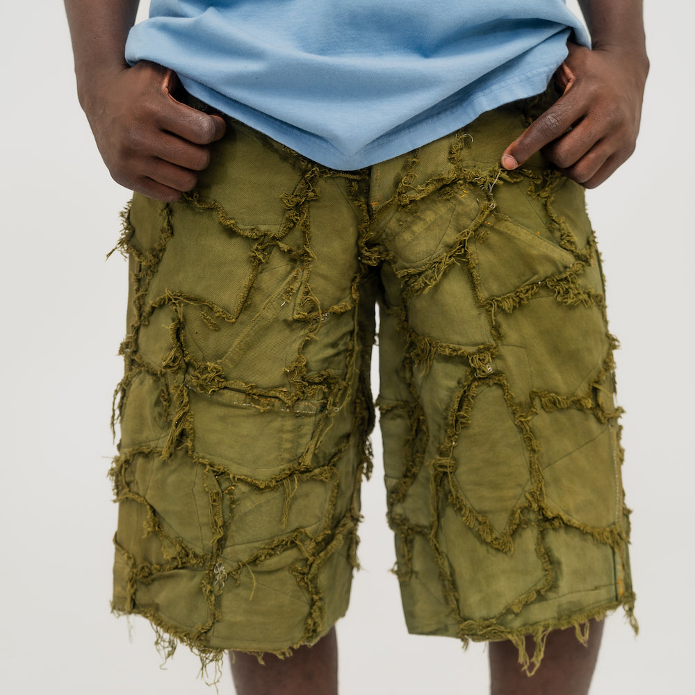 Baggy Patchwork Shorts