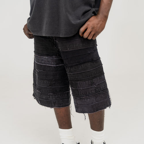 Waistband Denim Shorts