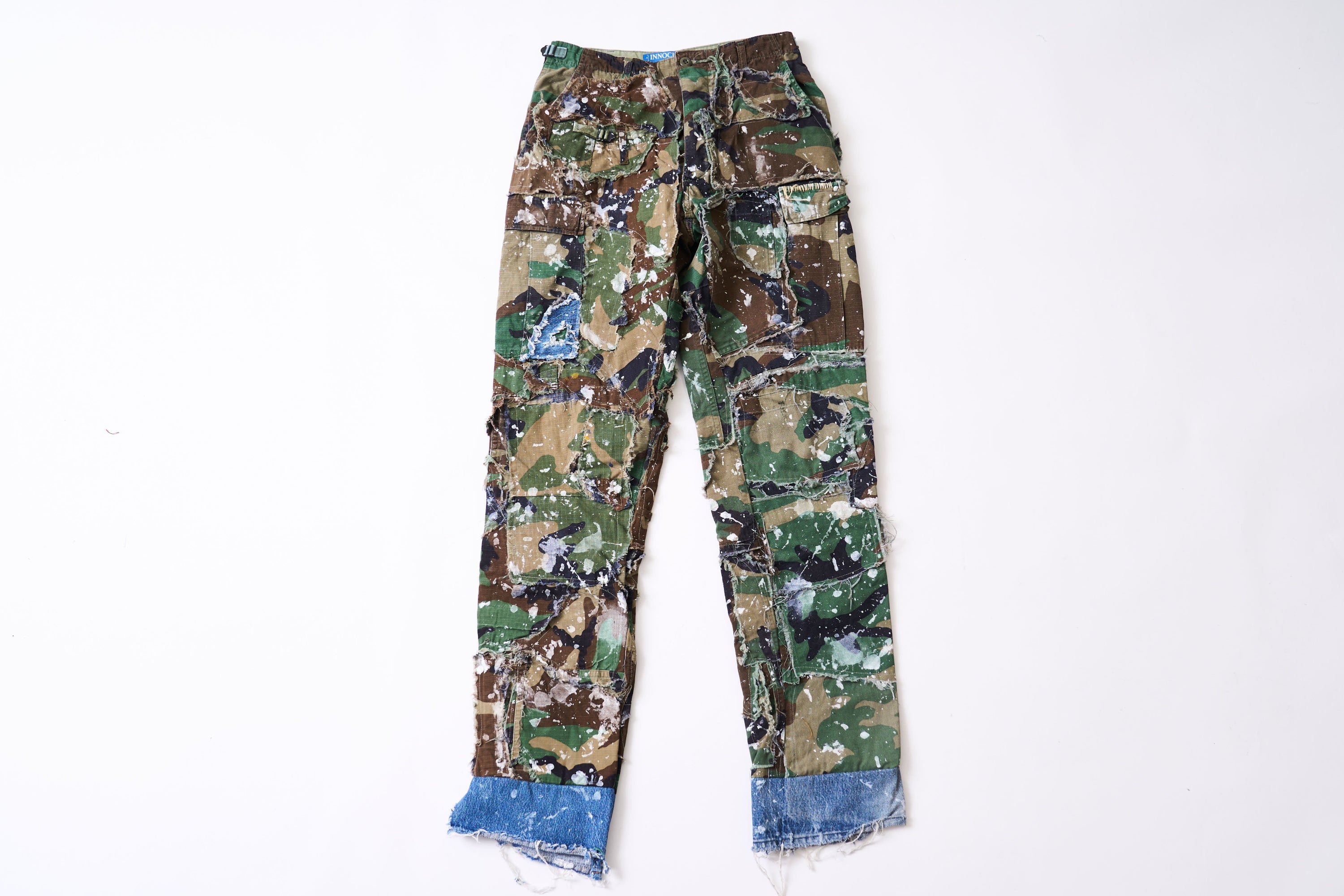 INNOCENCE CAMO PATCHWORK DOCKING PAINT PANTS