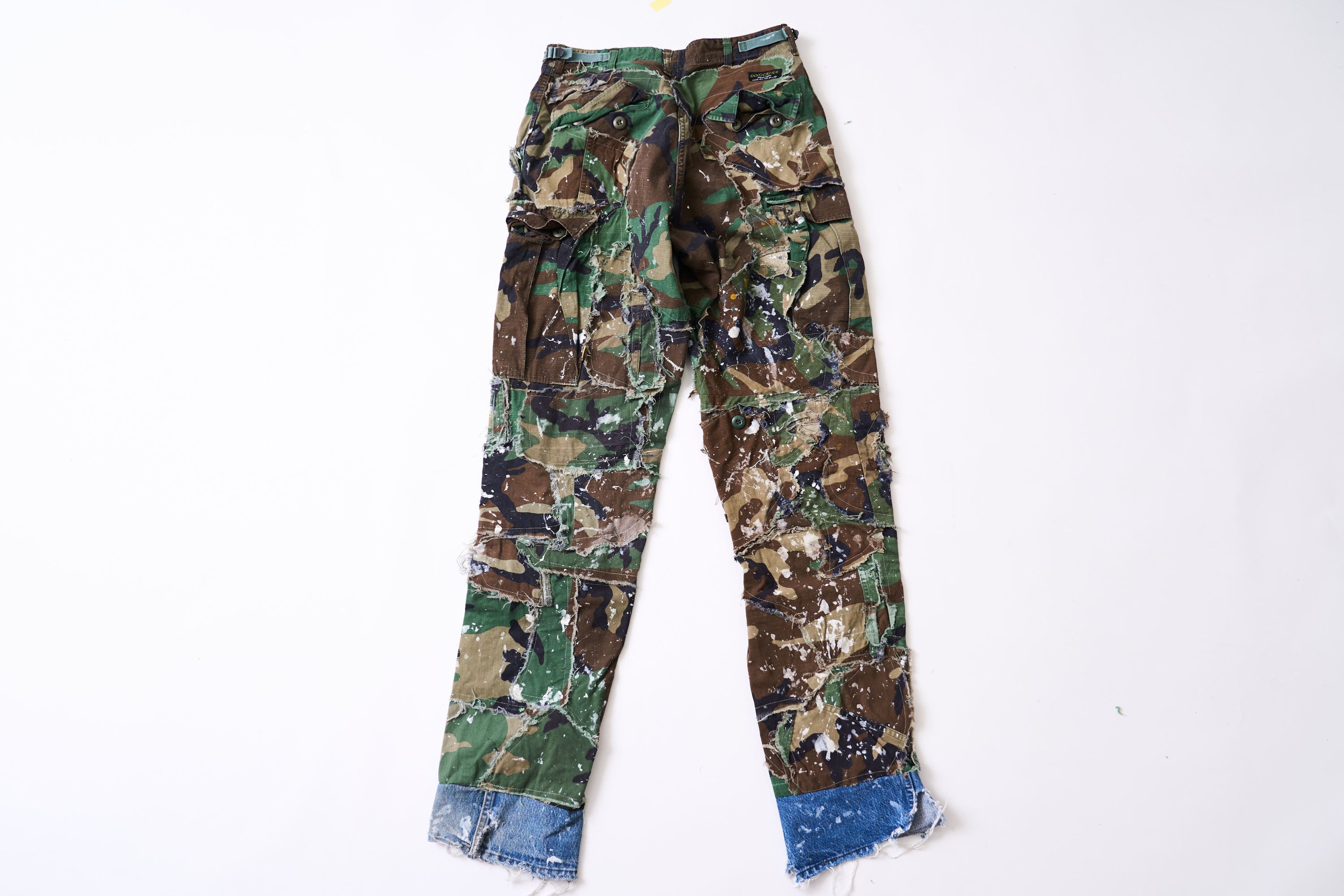 INNOCENCE CAMO PATCHWORK DOCKING PAINT PANTS