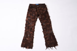 INNOCENCE SQUARE PATCHWORK DENIM PANTS