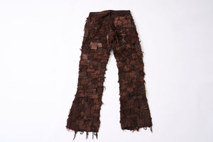 INNOCENCE SQUARE PATCHWORK DENIM PANTS