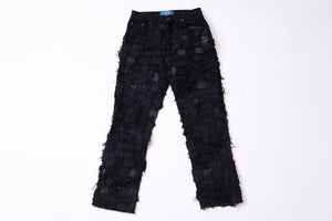 INNOCENCE SQUARE PATCHWORK DENIM PANTS