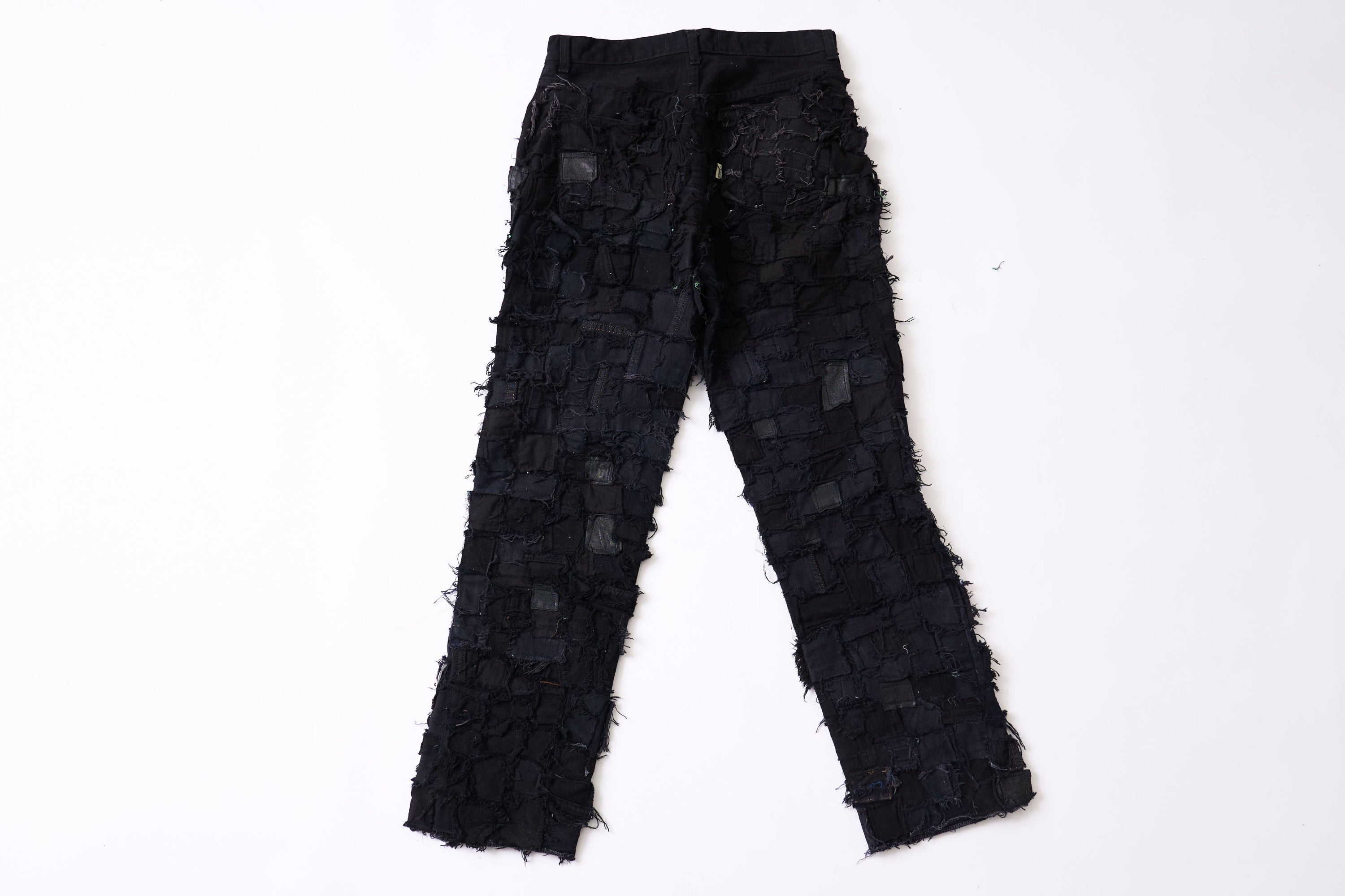 INNOCENCE SQUARE PATCHWORK DENIM PANTS