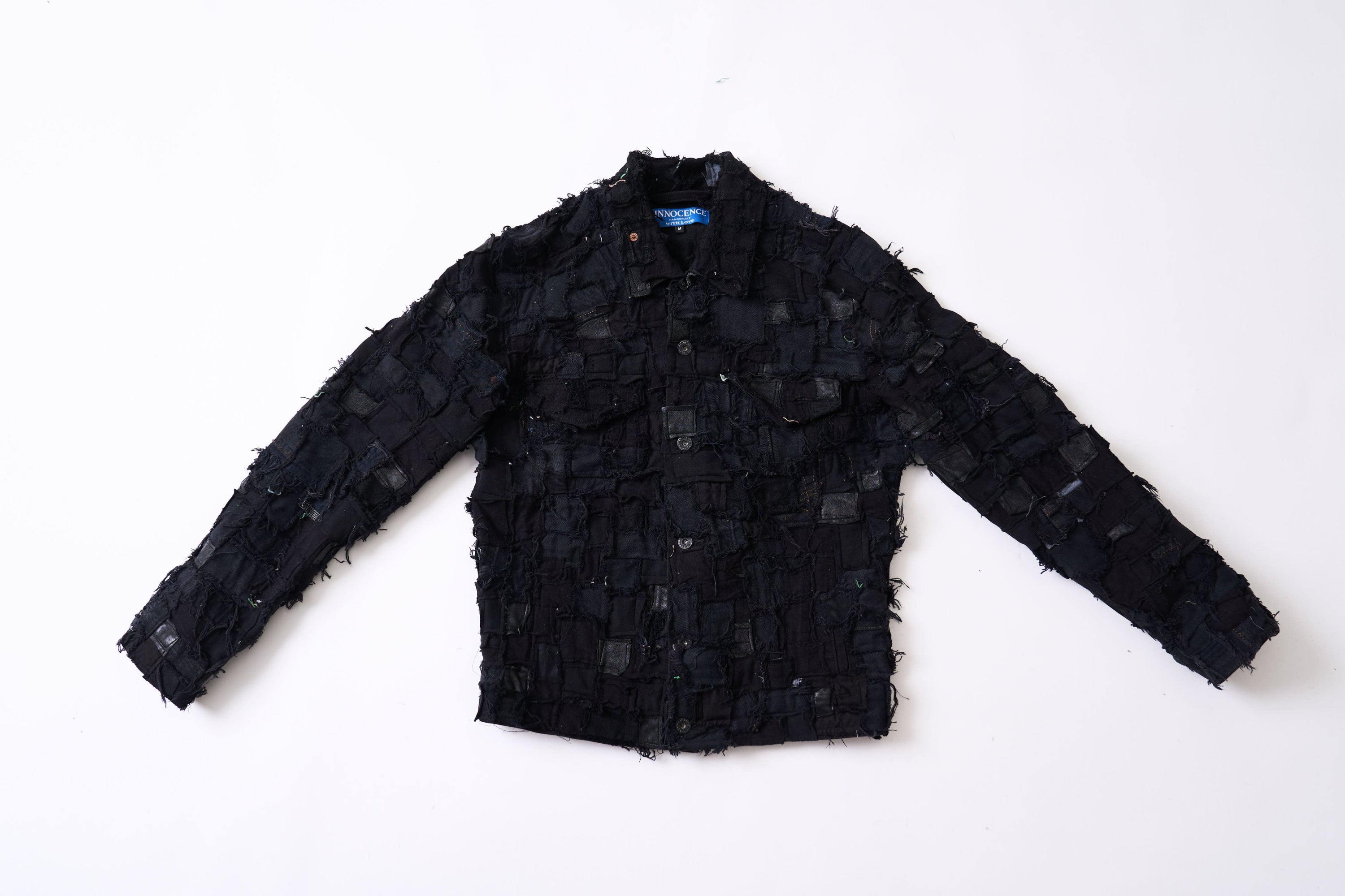 INNOCENCE SQUARE PATCHWORK DENIM JACKET