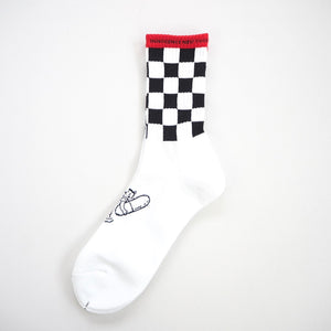 INNOCENCE CHECKER FLAG SOCKS