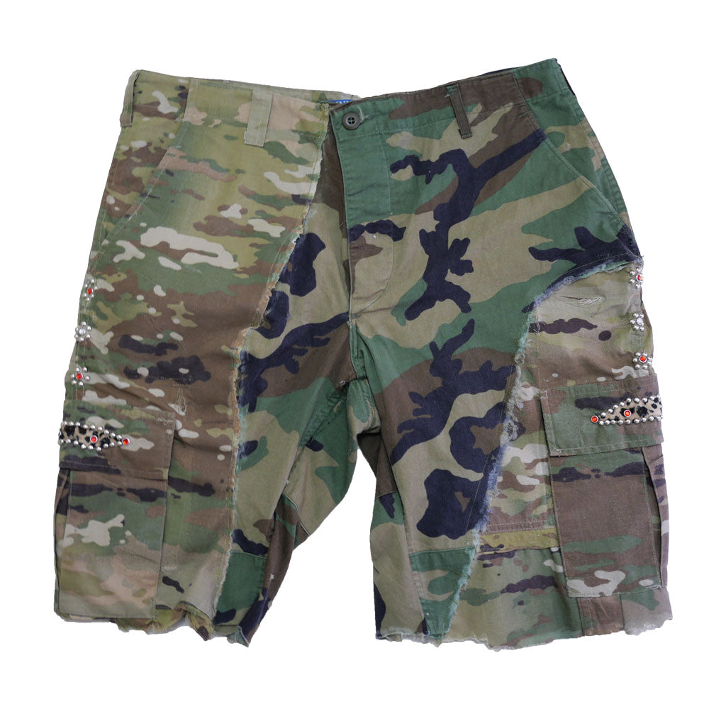 パンツ INNOCENCE NYSashiko Damage Camo Shorts Products – INNOCENCE NYC