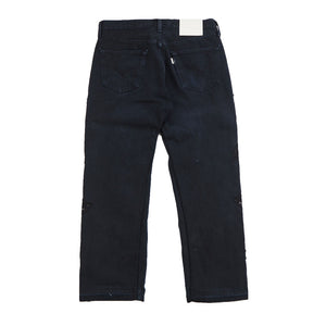 INNOCENCE FLORAL LACE DENIM PANTS