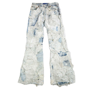 て*。様 InnocenceNY Sunfade Denim Pants 36 INNOCENCE METALLIC PATCHWORK DENIM PANTS – INNOCENCE NYC
