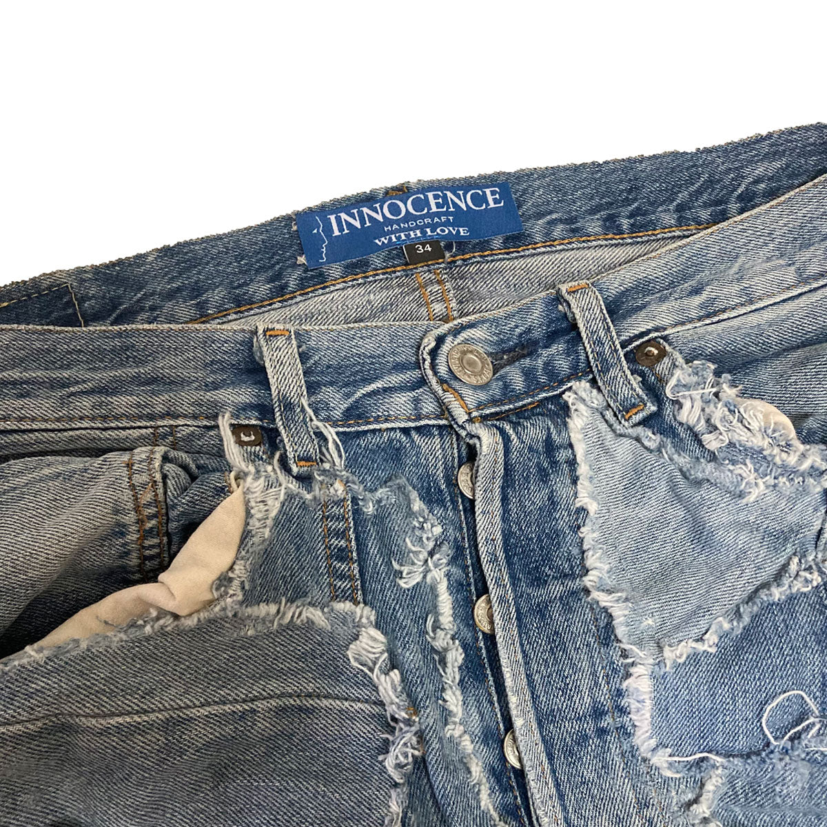 INNOCENCE PATCHWORK DENIM PANTS