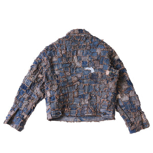 INNOCENCE QUEENS NEW YORK パッチワーク ジャンパー INNOCENCE SQUARE PATCHWORK DENIM JACKET – INNOCENCE NYC