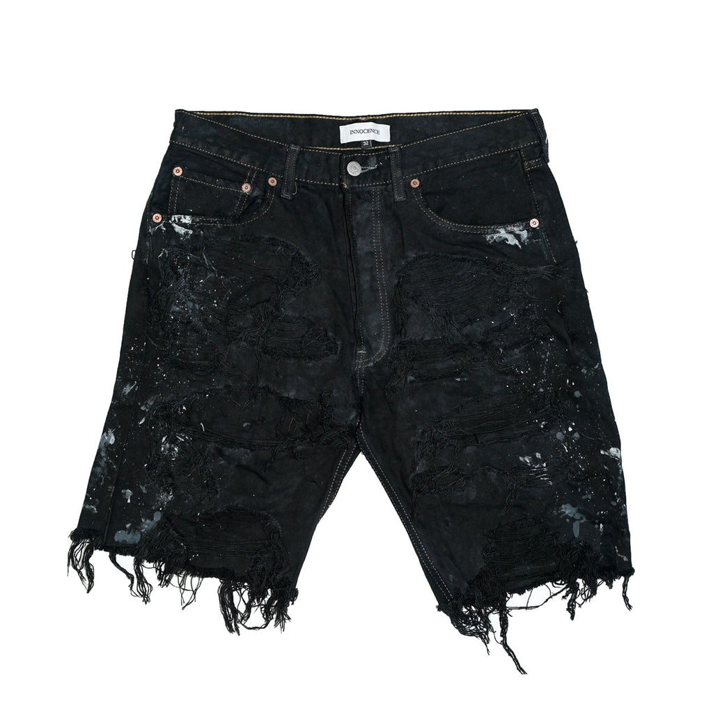 毎回完売 Innocence NY Destroy Denim Pants Black - パンツ